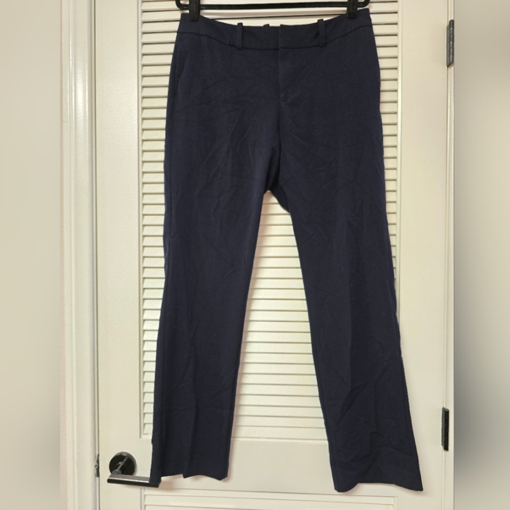 Merona - Navy Stretch Extensible Classic Coupe Classique Pants With Pockets